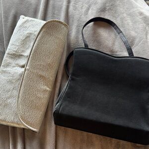 Black and Gold Women's Clutch Set